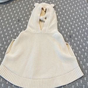Baby gap knit cape, size 3